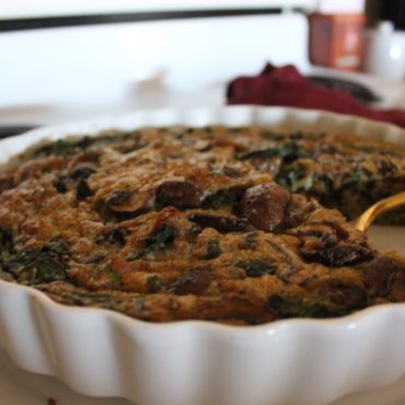 Mushroom Spinach Frittata