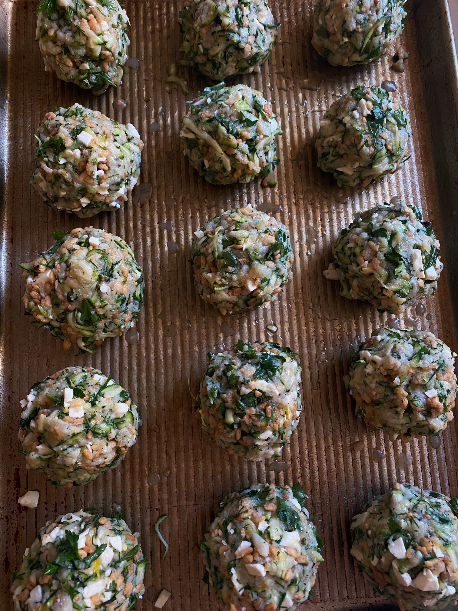 Chicken Zucchini Herby Meatballs